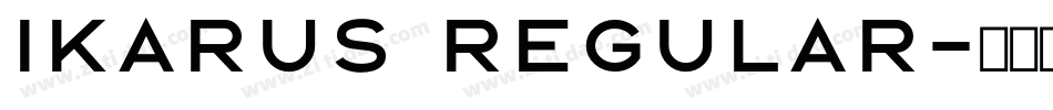Ikarus Regular字体转换